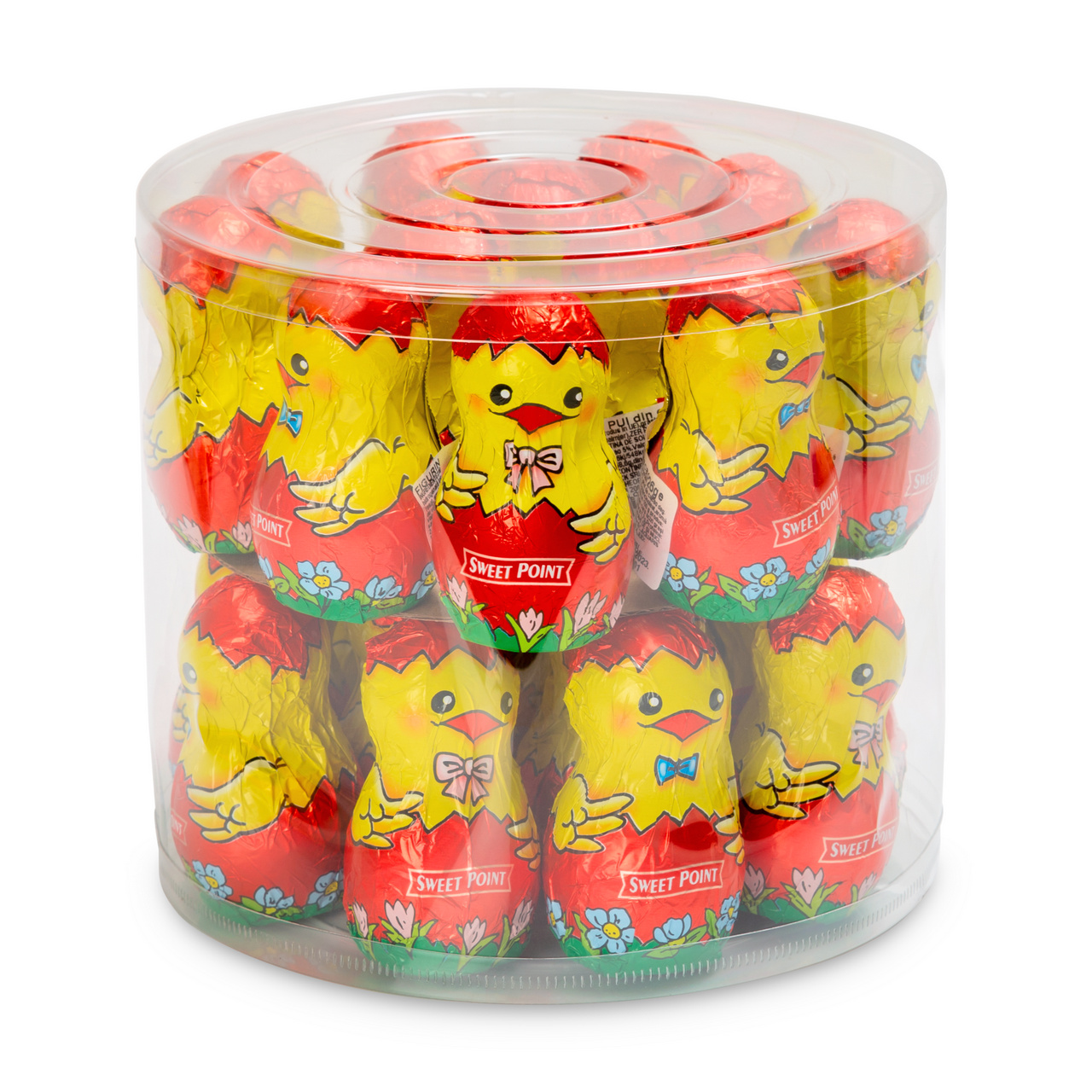 Set 36 figurine pui din masă de cacao, 7 cm, 26 g