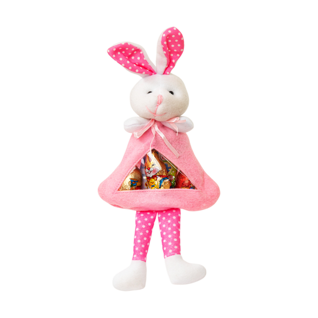 Pachet iepuraș cu figurine din masă de cacao, 50 g - mov