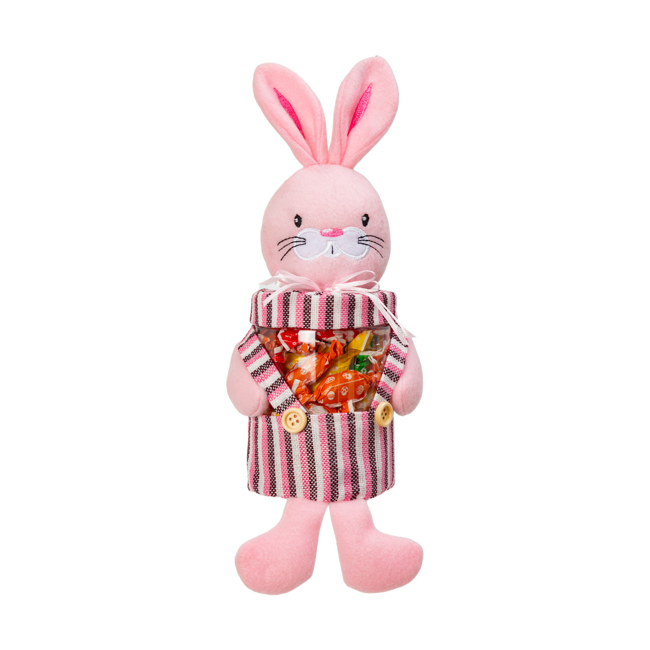 Pachet Paște gentuță cu diferite dulciuri, 226 g-roz