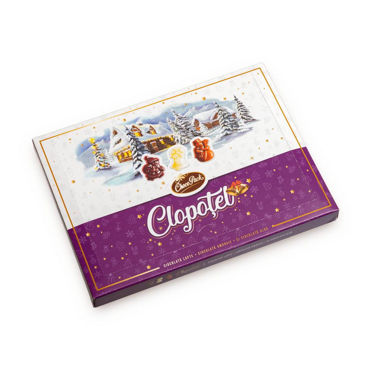 Calendar advent cu ciocolată lapte, 50 g