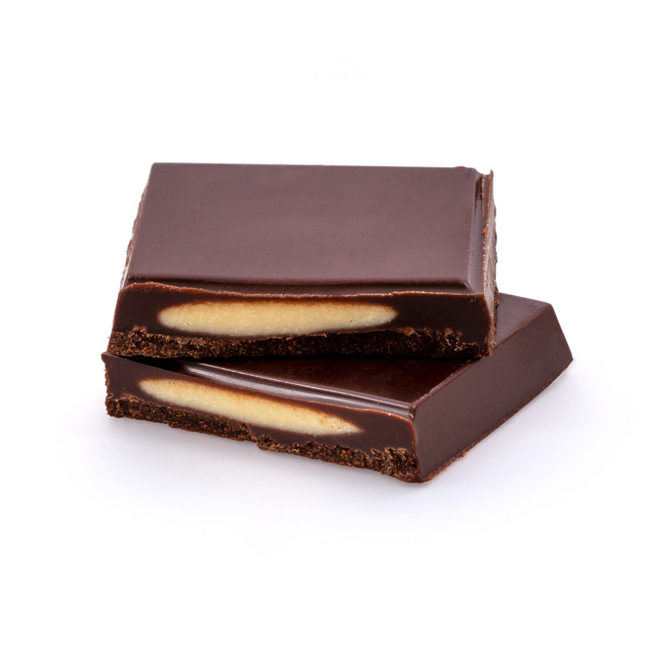 Ciocolată neagră Dibette cu fructoză – cremă de migdale, 80 g