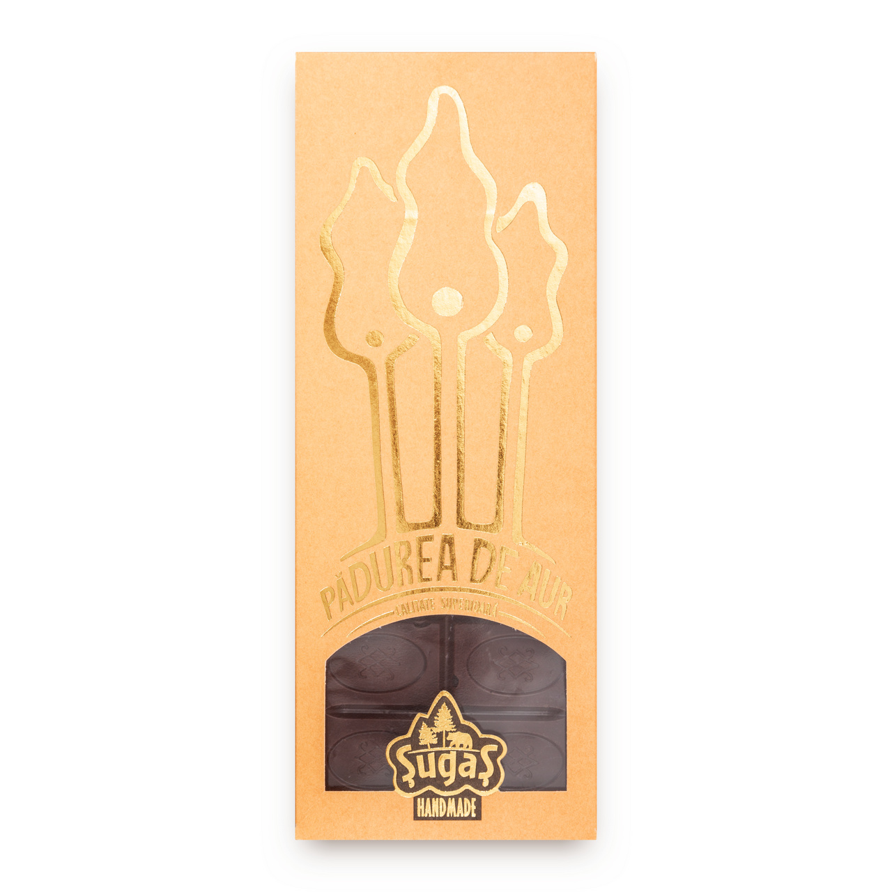 Baton cu gust de rom, învelit în glazură de cacao. Pachet de 5 buc., 5 × 25 g