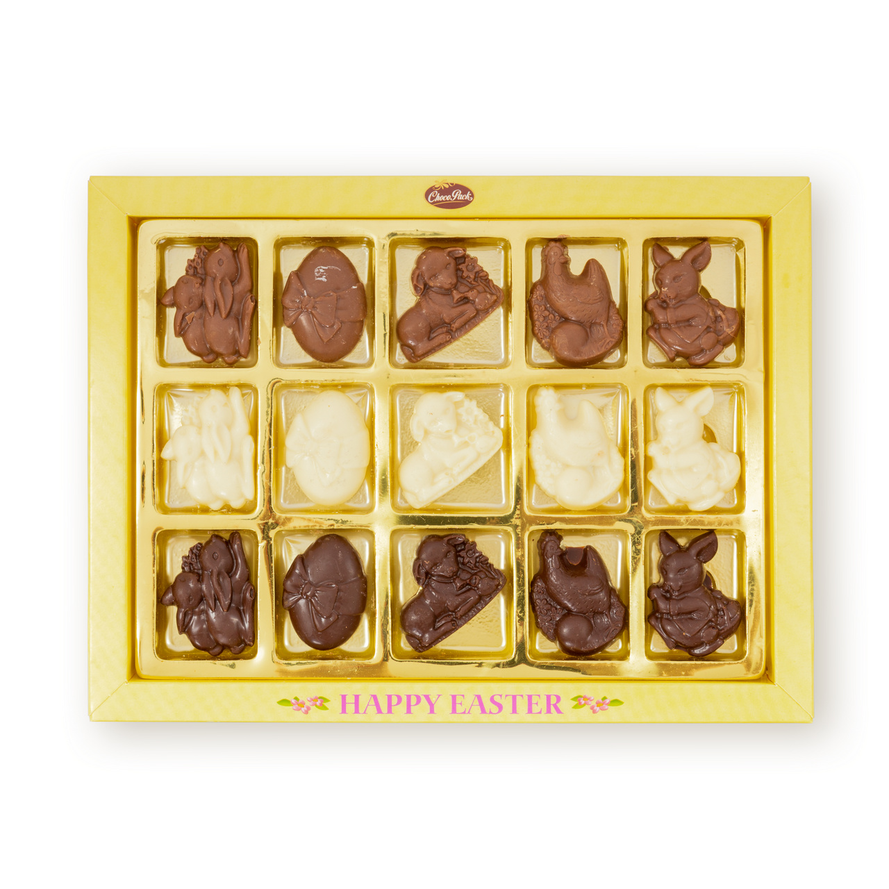 Tabletă din ciocolată cu lapte de mărime 3,5 × 3,5 cm, 10 g
