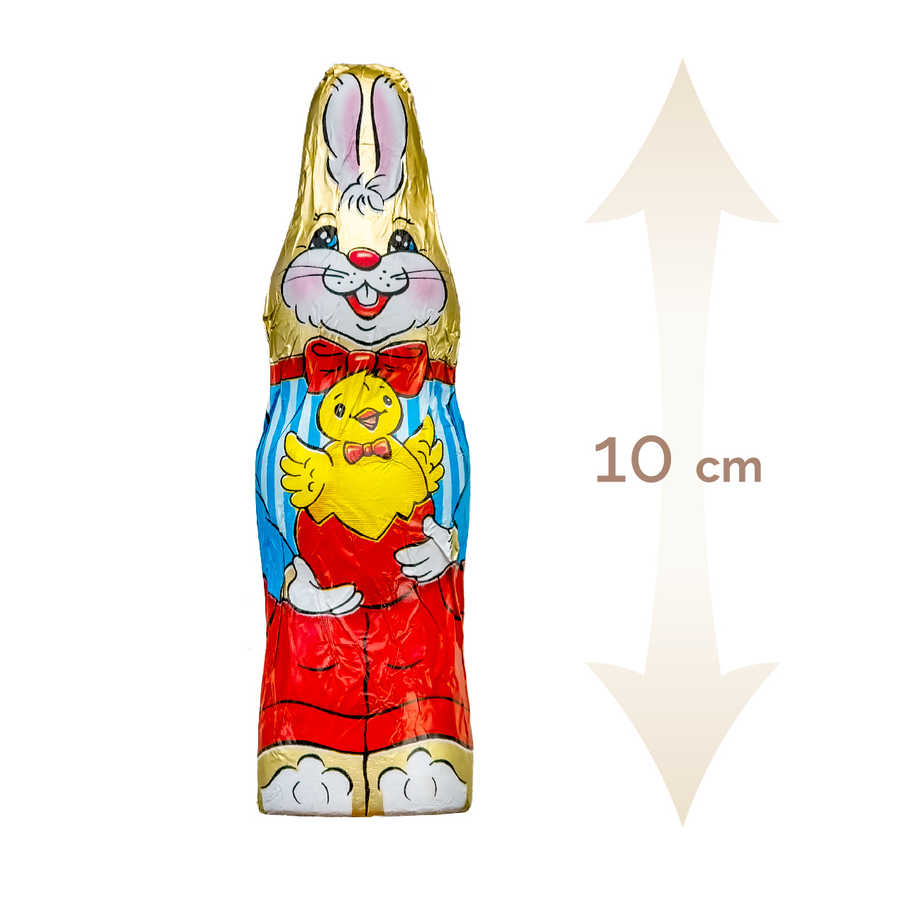 Set 30 figurine iepuraș din masă de cacao, 10 cm, 18 g