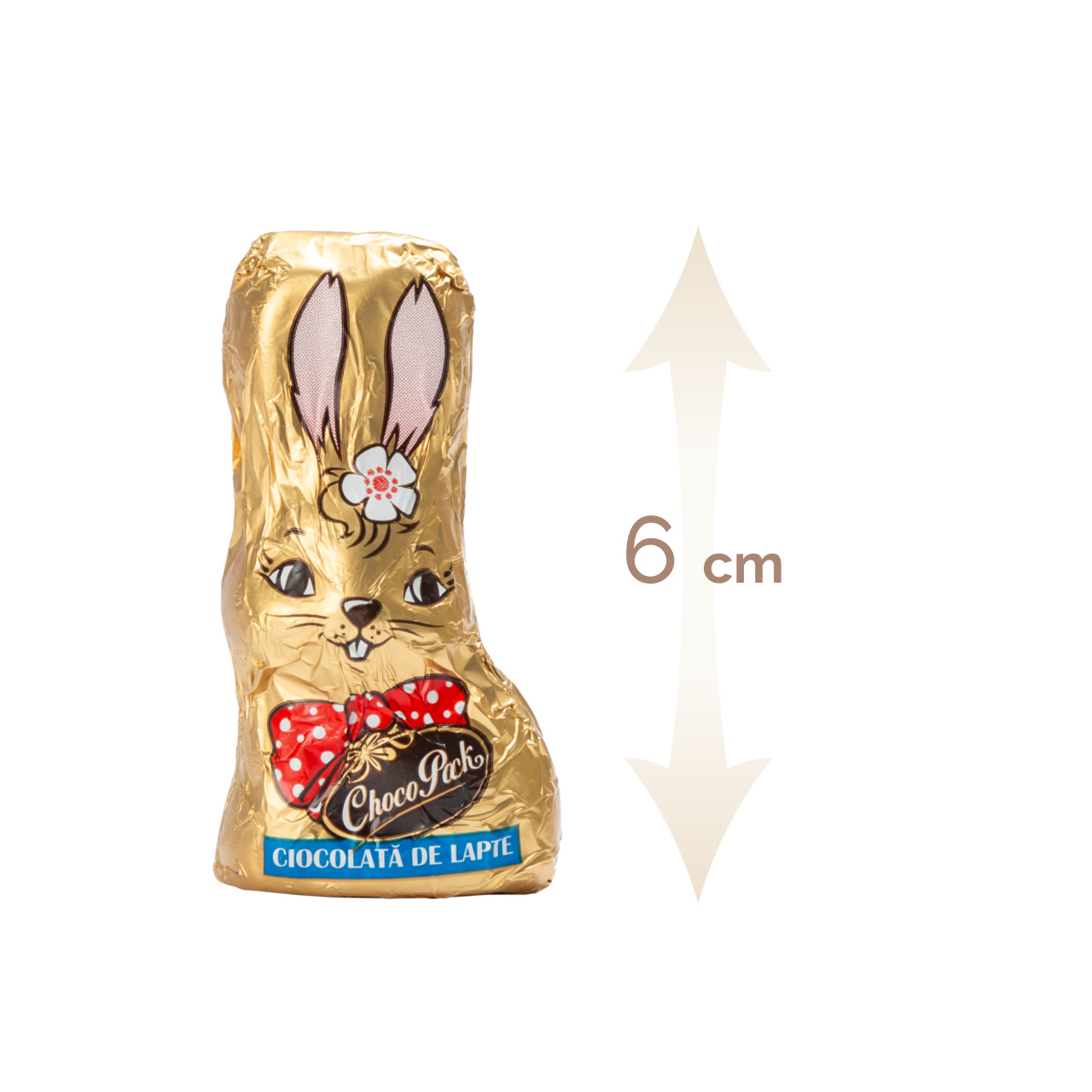 Set 24 figurine din ciocolată lapte, fără zahăr adăugat, cu eritritol –  inimă,  24 bucăți × 30 g