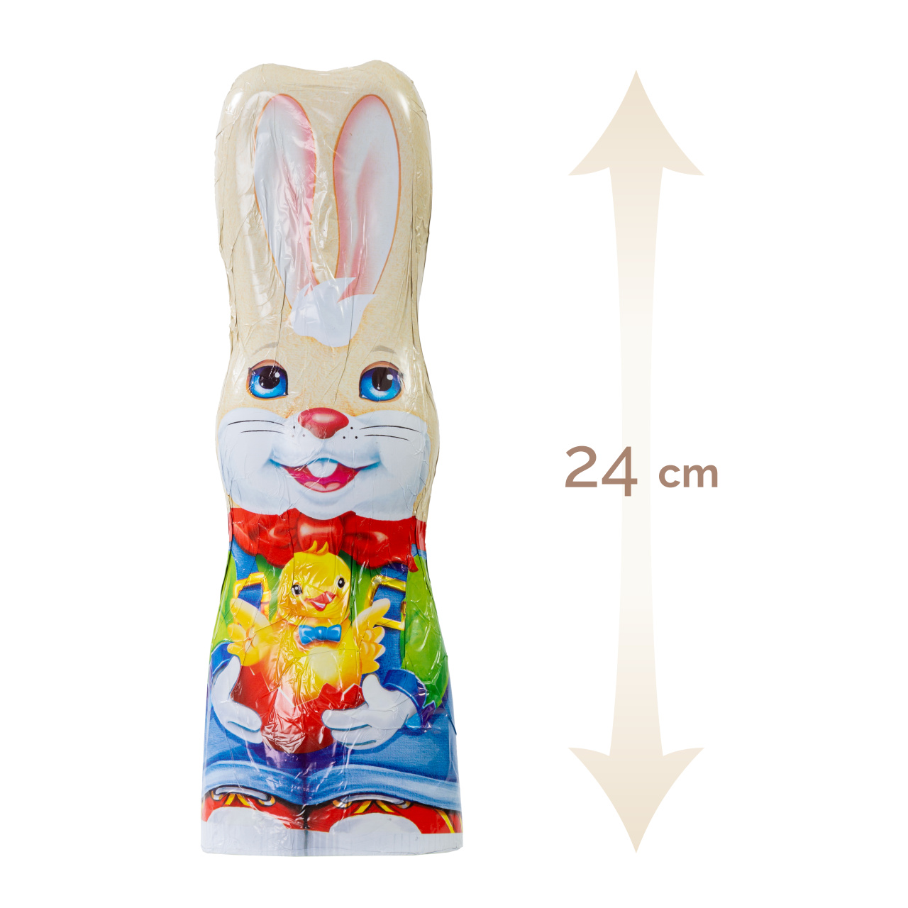 Set 16 figurine iepuraș din masă de cacao, 24 cm, 180 g