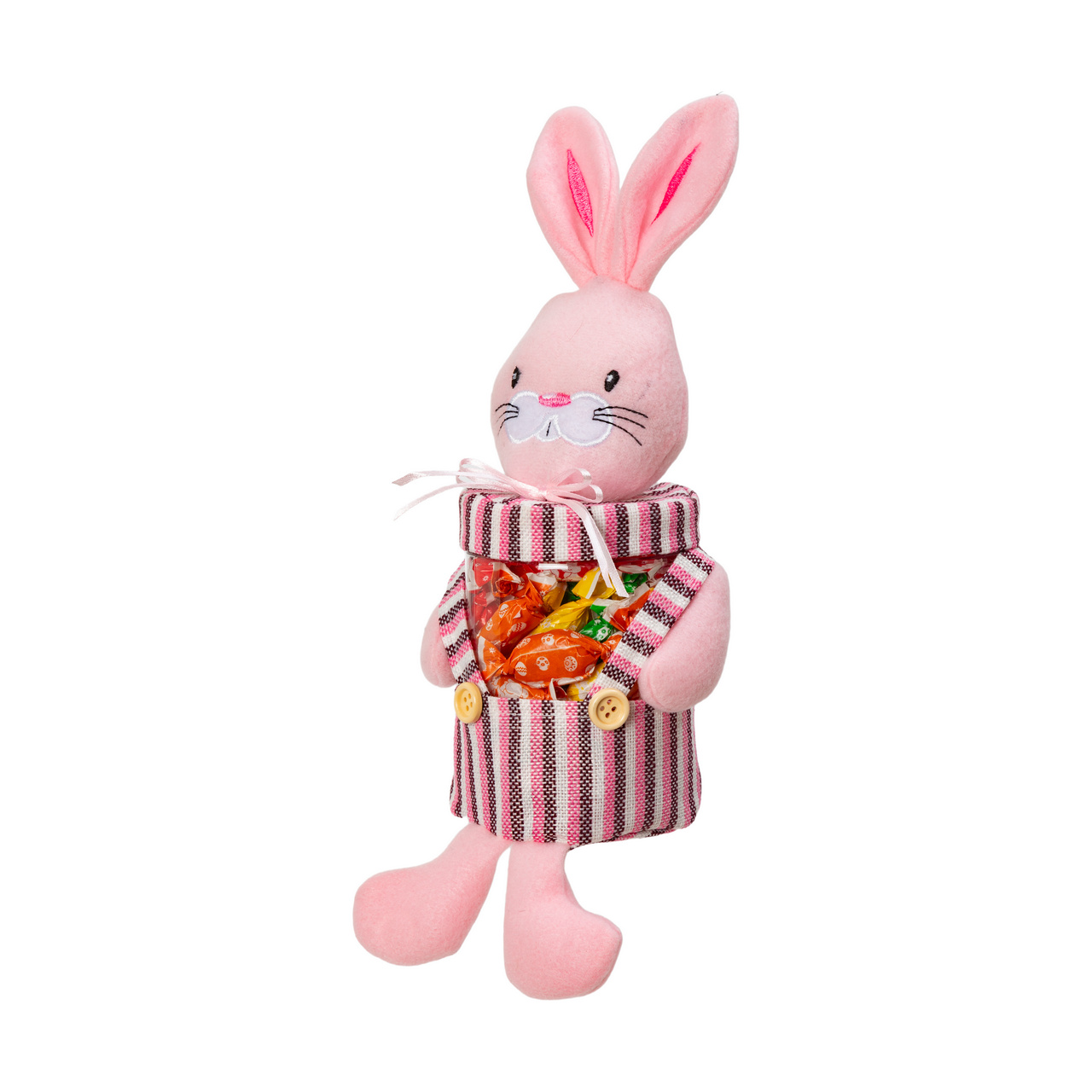 Pachet Paște gentuță cu diferite dulciuri, 226 g-roz