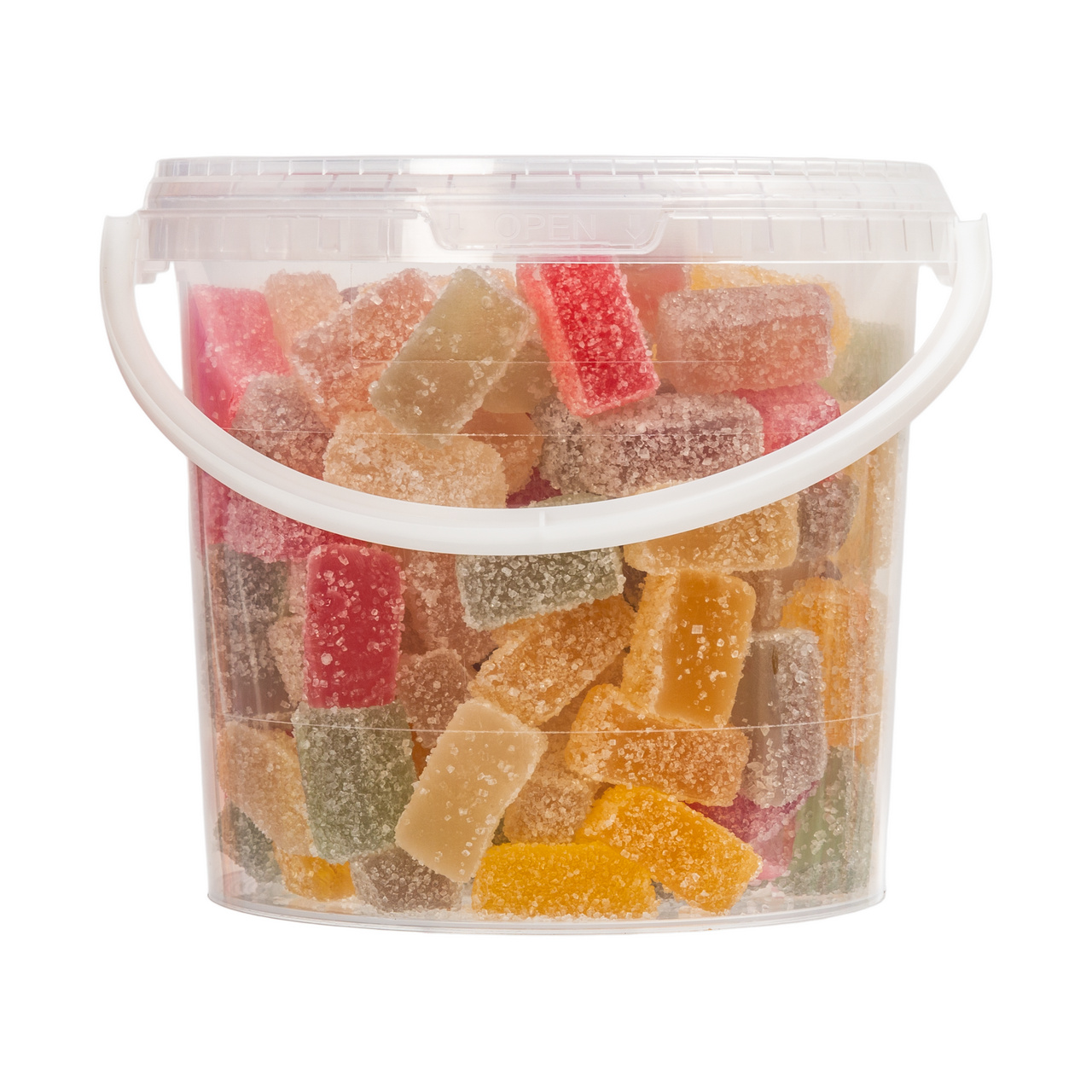 Jeleuri Jellybon cu gust de lămâie, portocale, zmeură și banane, 500 g