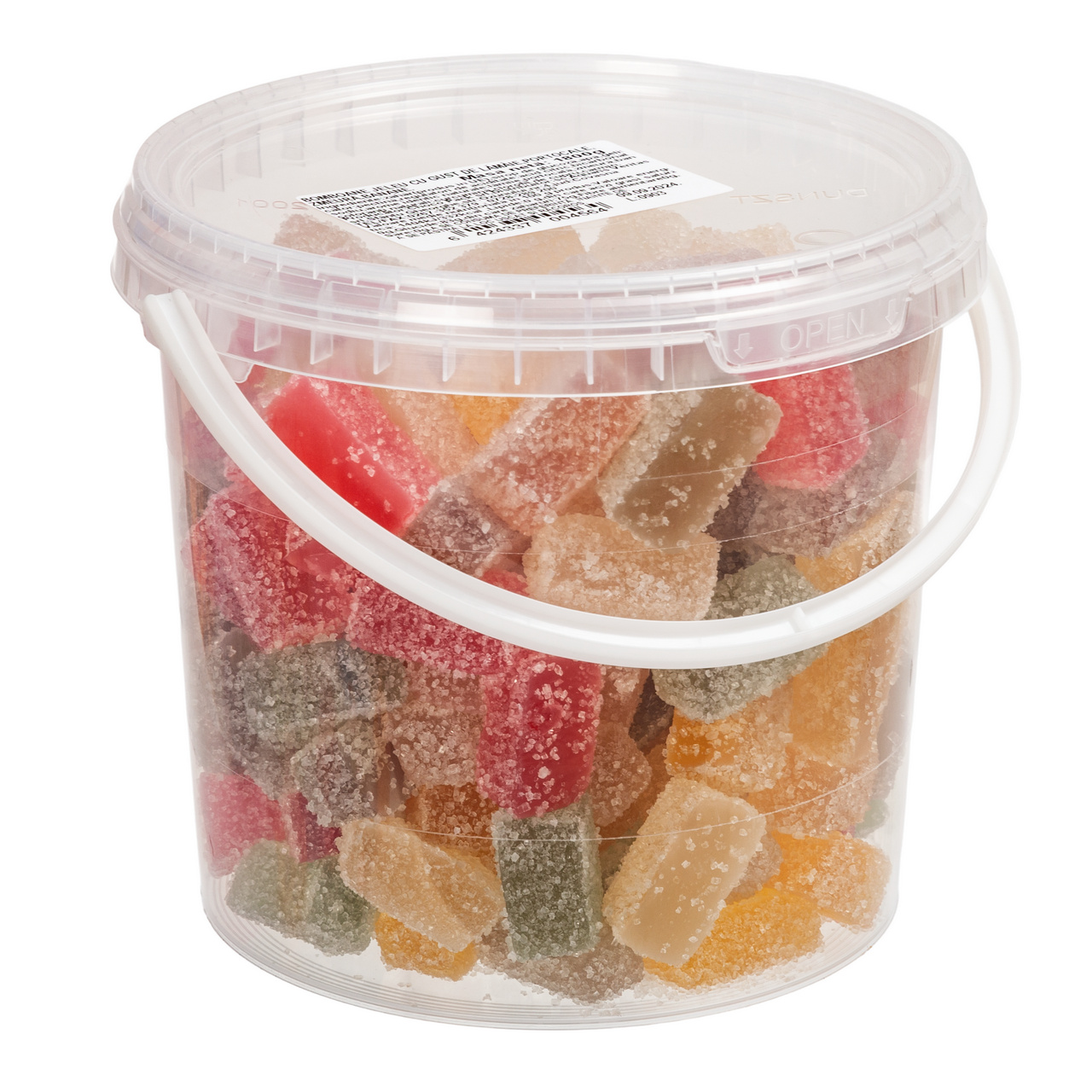 Jeleuri Jellybon cu gust de lămâie, portocale, zmeură și banane, 500 g