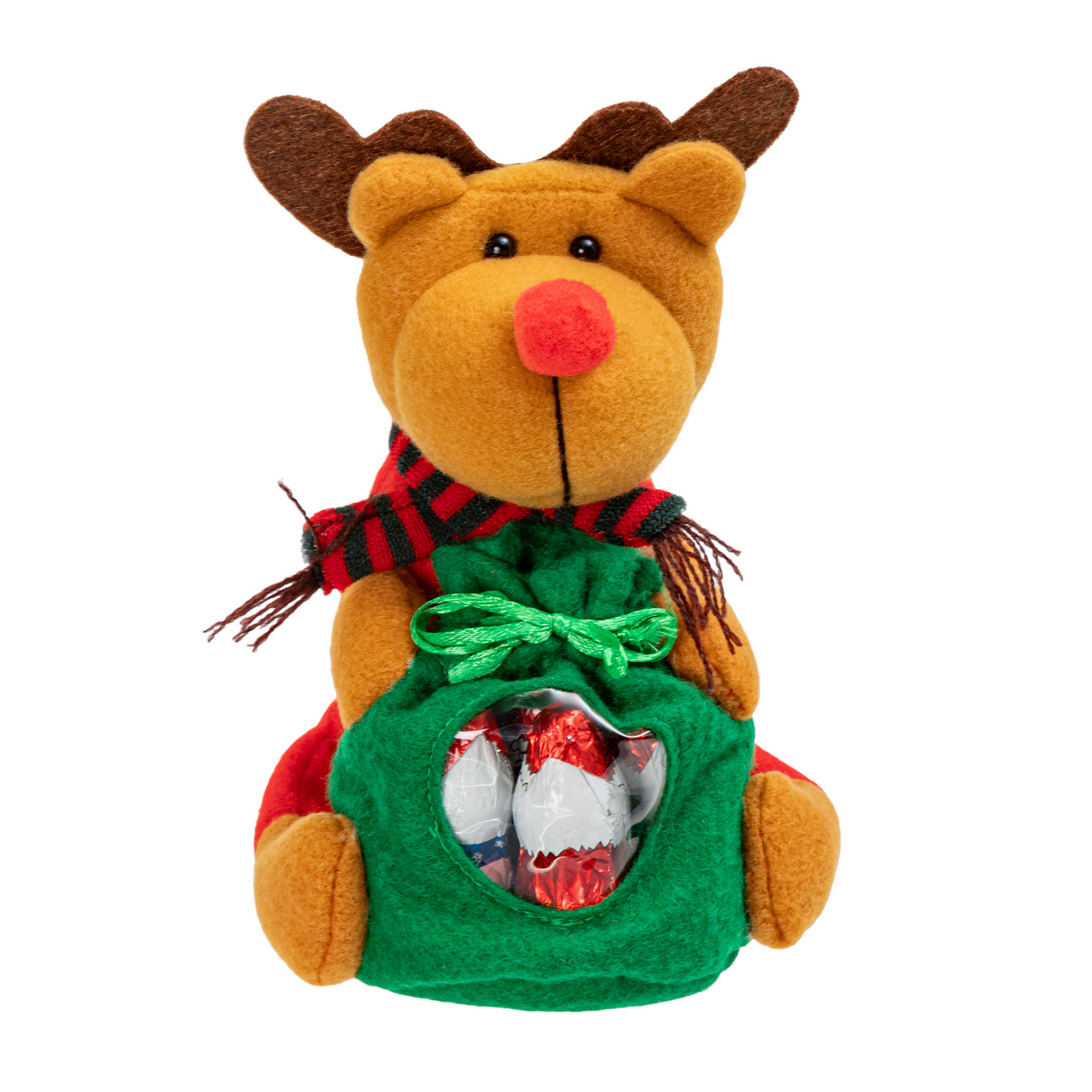 Set 4 figurine de Crăciun din ciocolată lapte, 5 cm, 5 g