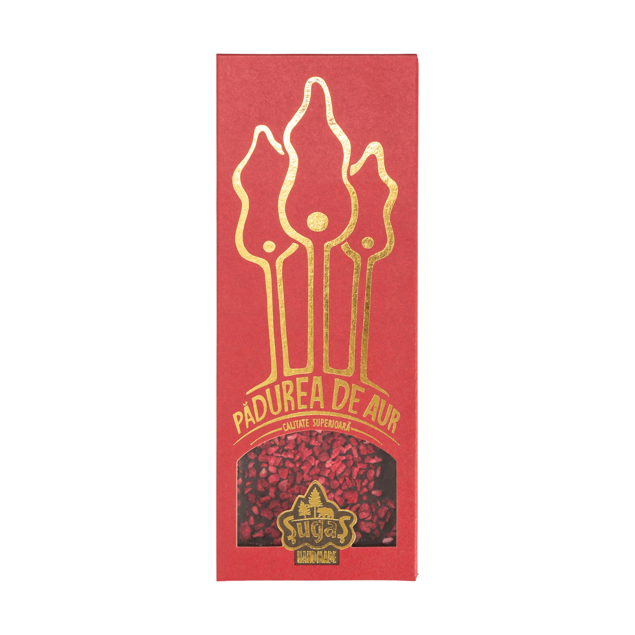 Ciocolată lapte Pădurea de Aur, cu alune întregi, 100 g