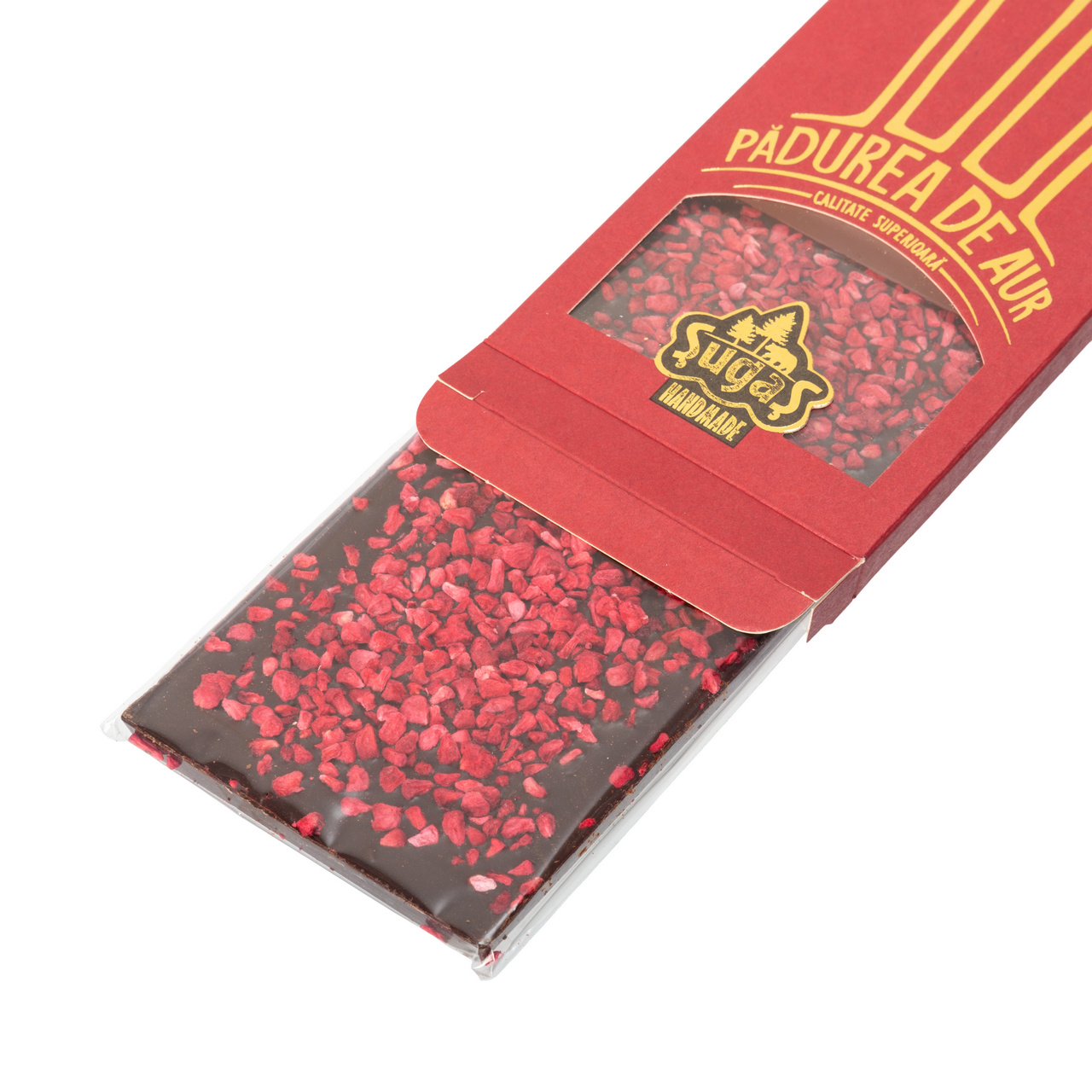 Ciocolată lapte Pădurea de Aur, cu alune întregi, 100 g
