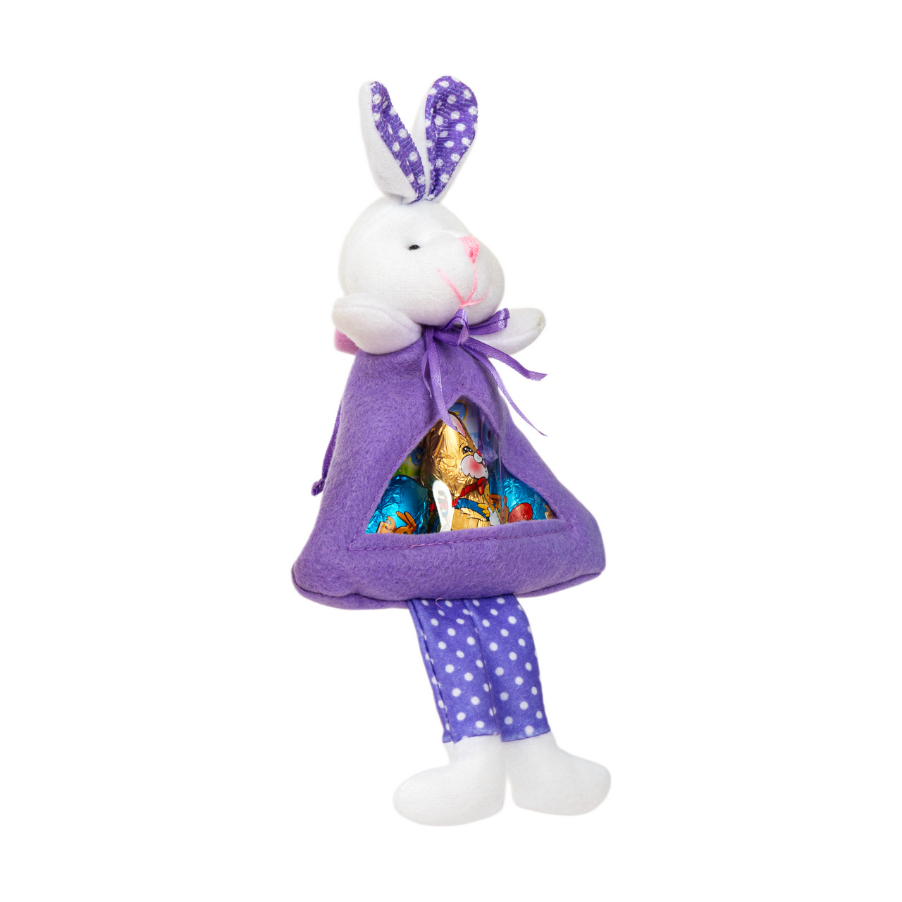 Pachet iepuraș cu figurine din masă de cacao, 50 g - galben