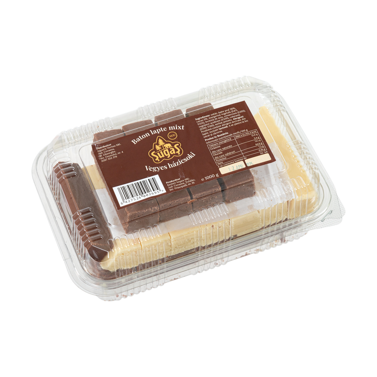 Baton lapte alb, 250 g