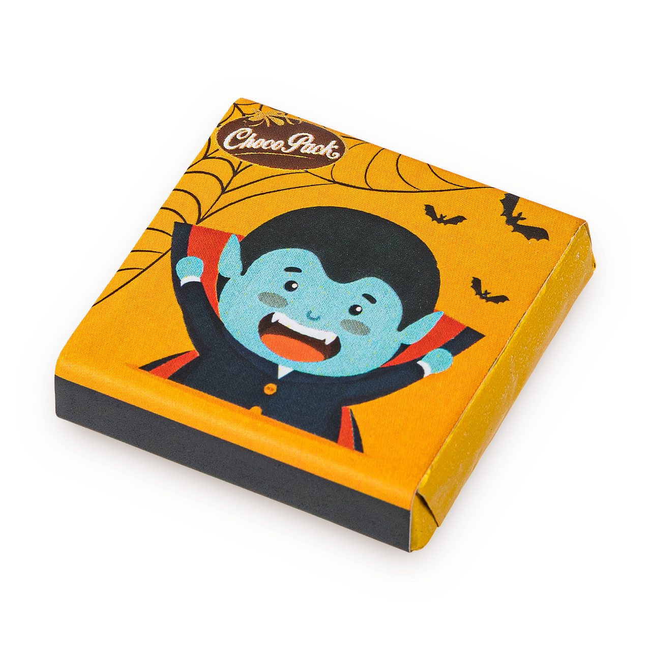 Tabletă din ciocolată cu lapte în stil de Halloween, 20 g