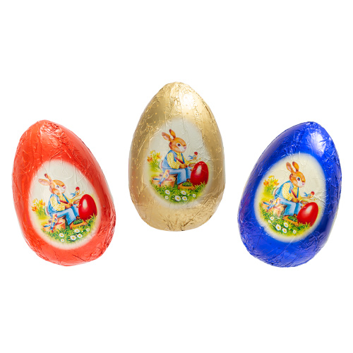 Set 9 figurine ouă din masă de cacao, 16 cm, 200 g