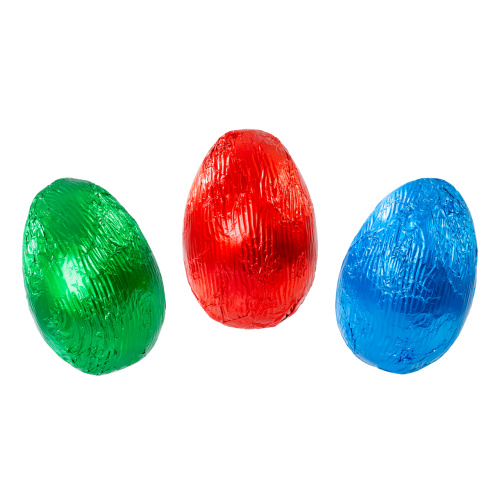 Set 12 figurine ouă din ciocolată lapte, 12 cm, 80 g