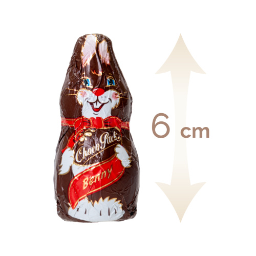 Set 4 figurine Paște din ciocolată lapte, 6 cm, 10 g