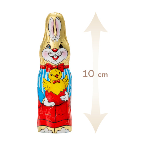 Set 30 figurine iepuraș din masă de cacao, 10 cm, 18 g