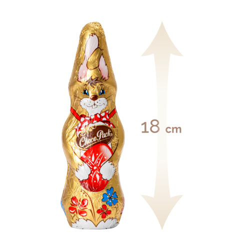 Set 24 figurine iepuraș din masă de cacao, 18 cm, 70 g