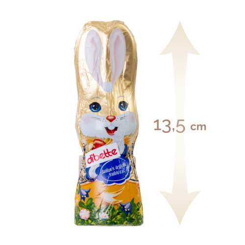 Set 40 figurine iepuraș de Paște, din masă de cacao, cu fructoză, 13,5, 50 g