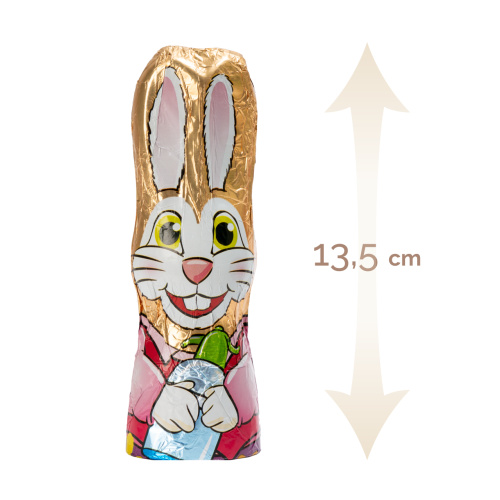 Coșuleț de Paște cu figurine din masă de cacao, 170 g :: Natur