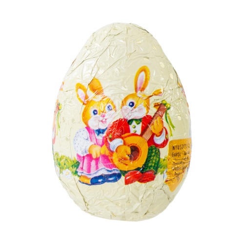 Figurină ouă de Paște din masă de cacao – Trilla, 6,5 cm, 20 g
