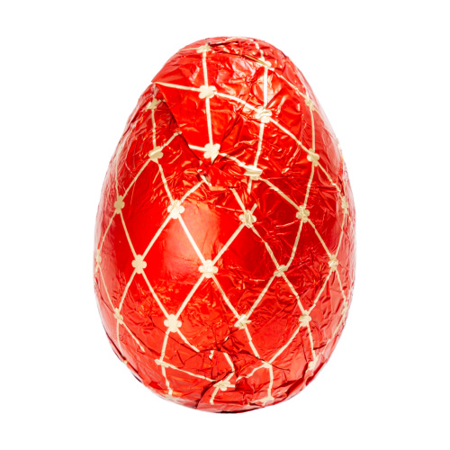 Figurine ouă de Paște din masă de cacao – „încondeiate”, 6,5 cm, 20 g