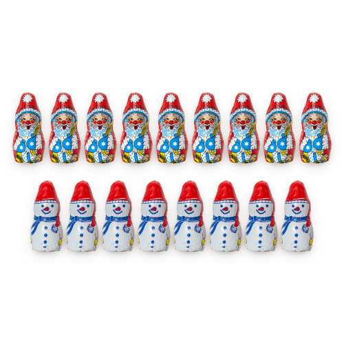 Pachet Crăciun ursuleț cu figurine din masă de cacao, 170 g