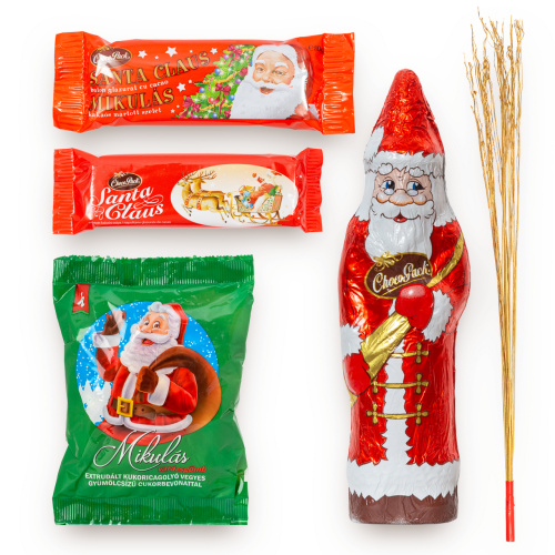 Pachet Moș Crăciun cu nuia, 125 g