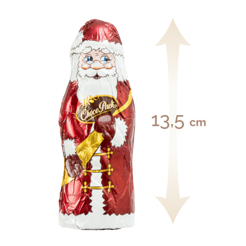 Figurină din ciocolată amăruie – Moș Crăciun, 13,5 cm, 50 g