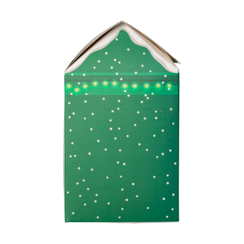 Pachet cadou cu dulciuri din ciocolată lapte, 214 g :: Verde