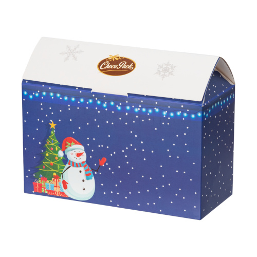 Pachet cadou cu dulciuri din ciocolată lapte, 214 g :: Albastru
