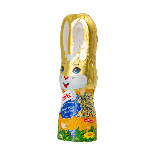 Figurină iepuraș de Paște, din masă de cacao, cu fructoză, 13,5, 50 g
