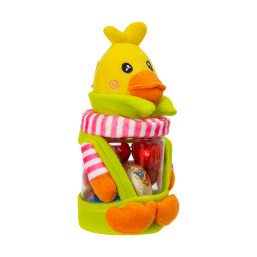 Pachet rățușcă cu figurine de ouă din masă de cacao, 80 g