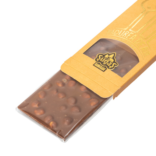 Ciocolată lapte Pădurea de Aur, cu alune întregi, 100 g