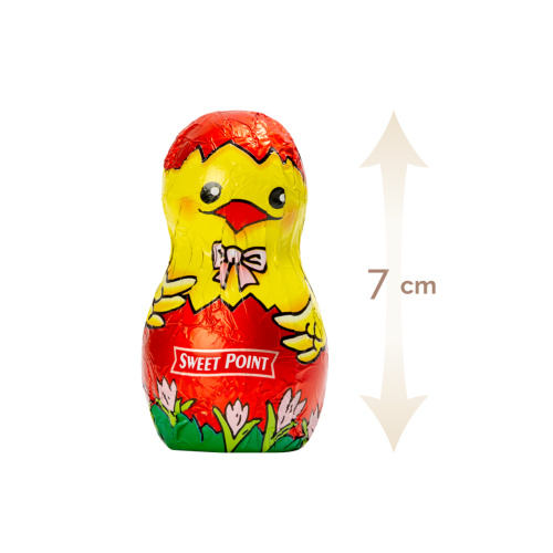 Pachet Paște gentuță cu diferite dulciuri, 226 g-roz :: Roz