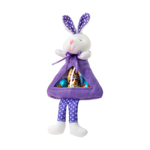 Pachet iepuraș cu figurine din masă de cacao, 50 g - mov :: Mov