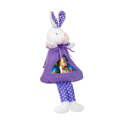 Pachet iepuraș cu figurine din masă de cacao, 50 g - mov :: Mov