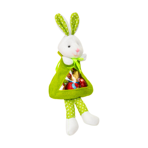 Pachet iepuraș cu figurine din masă de cacao, 50 g - verde :: Verde