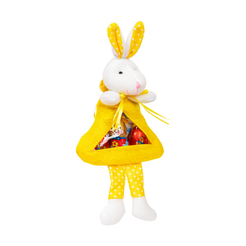 Pachet iepuraș cu figurine din masă de cacao, 50 g - galben :: Galben