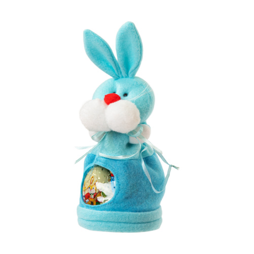 Pachet iepuraș cu figurine din masă de cacao, 88 g- albastru :: Albastru