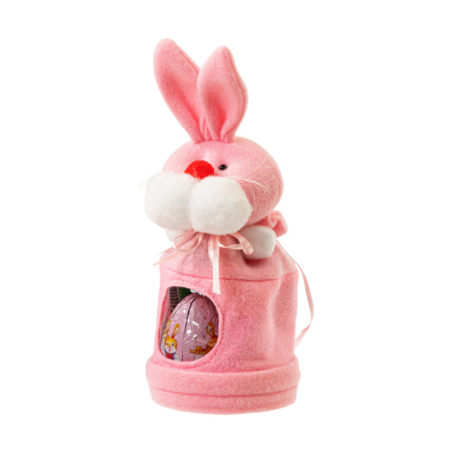 Pachet iepuraș cu figurine din masă de cacao, 88 g - roz :: Roz