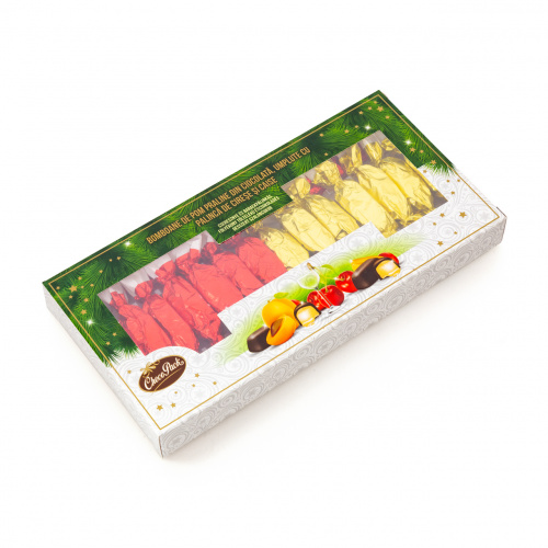 Bomboane de pom praline cu pălincă – cireșe, caise, 210 g