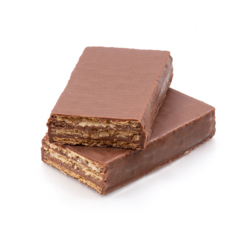 Santa Claus – napolitană umplută cu cremă de cacao, învelită în glazură de cacao, 25 g
