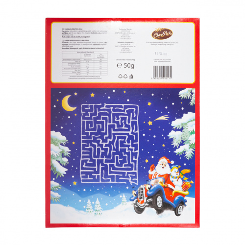 Calendar advent cu masă de cacao, 50 g