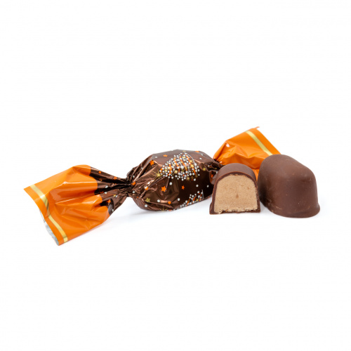 Bomboane de Crăciun mixt "Tradition", din jeleu, cu caramelă lapte și cocos, 300 g
