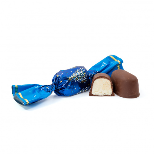 Bomboane de Crăciun mixt "Tradition", din jeleu, cu caramelă lapte și cocos, 300 g