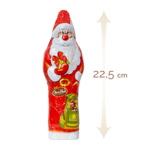 Figurină din masă de cacao – Moș Crăciun, 22,5 cm, 100 g