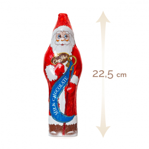 Figurină din ciocolată lapte – Moș Crăciun, 22,5 cm, 90 g